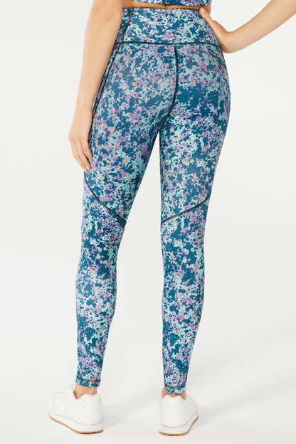 Becky Reversible Legging (Mini Splatter/ Black Bandana Mix)