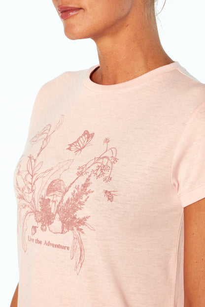 Willow Tee (H. Coral Blush)
