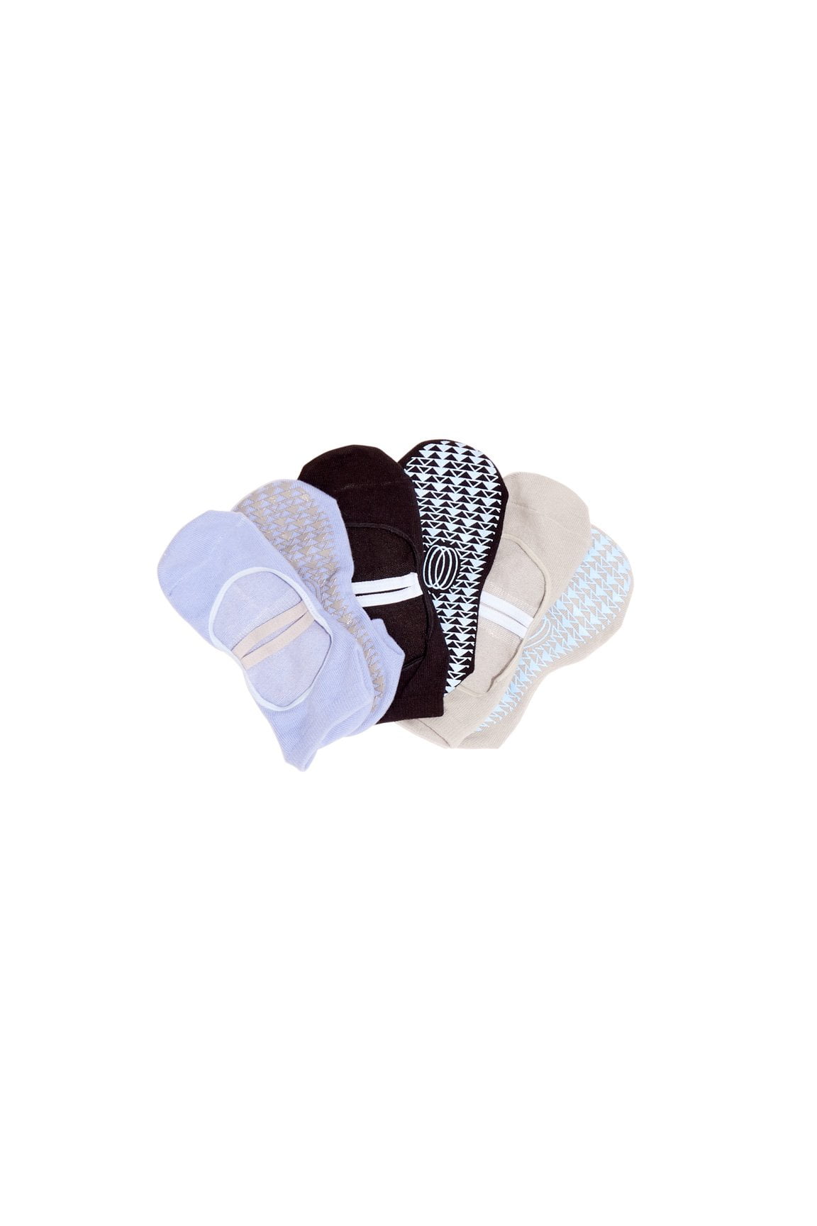 3 Pk Grip Socks (Lilac)