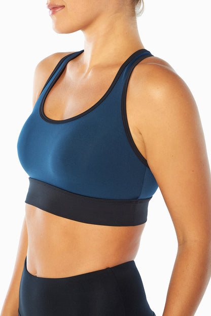 Blake Sports Bra (Moonlit Ocean)