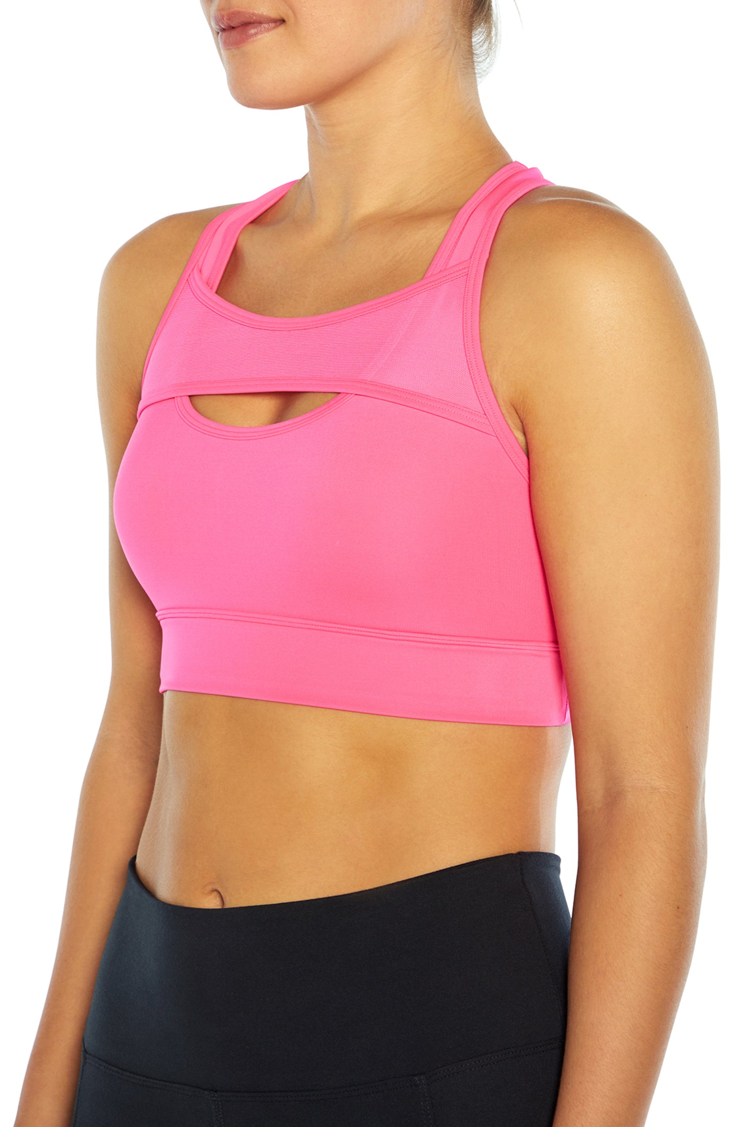 Sienna Sport Bra (Pink Glo)