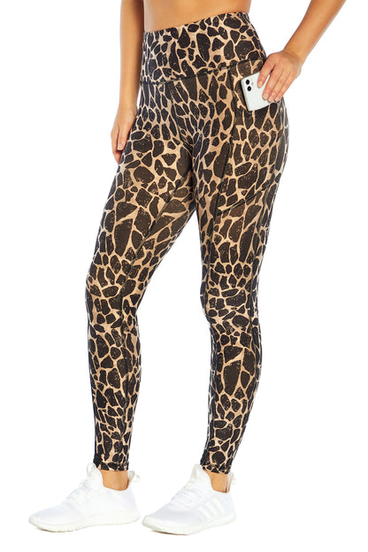 Wanderer Legging (Smoke Grey Giraffe)