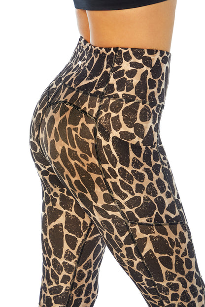 Wanderer Legging (Smoke Grey Giraffe)