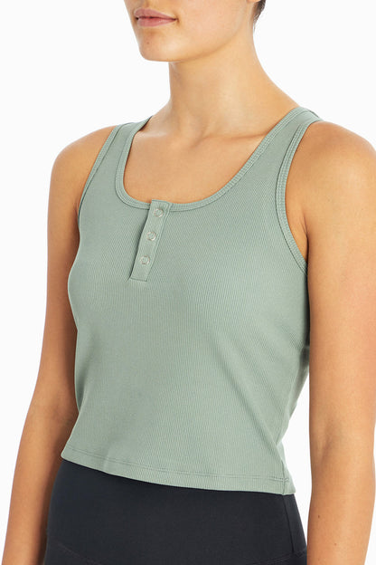Milly Crop Tank (Chinois Green)