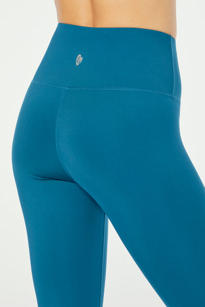 Scalloped Ankle Legging (Blue Coral)